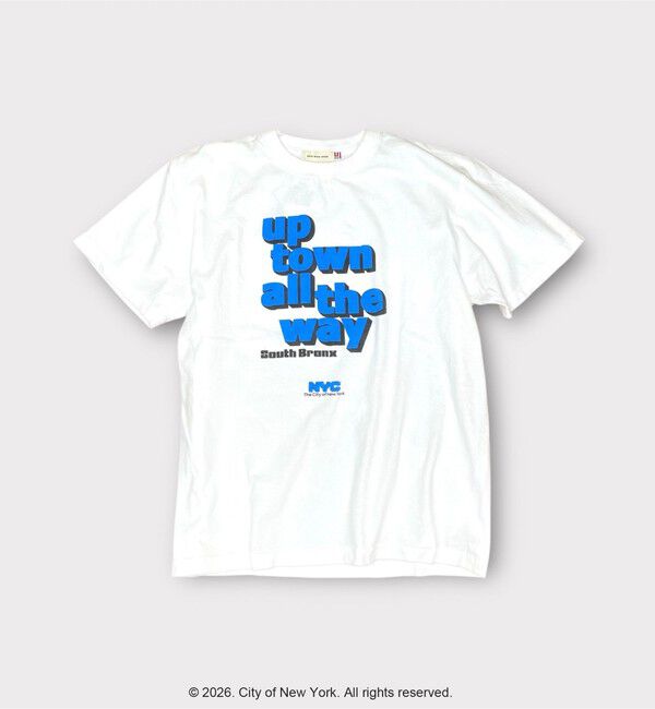 GLOSTER「【GOOD ROCK SPEED】NYC / NEW YORK CITY プリントTシャツ」|Tシャツ・カットソー|オフホワイト