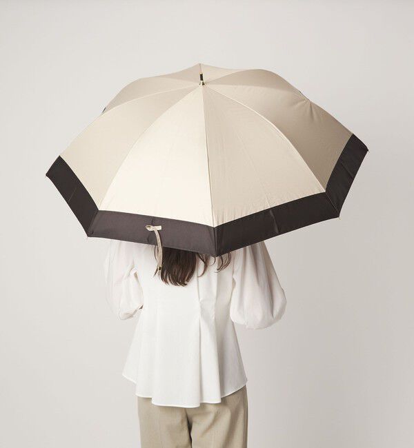 UNITED ARROWS green label relaxing「【WEB限定 / 別注】＜because＞グログランテープアンブレラ 長傘 晴雨兼用 レイン」|傘|