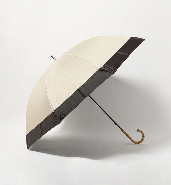 UNITED ARROWS green label relaxing「【WEB限定 / 別注】＜because＞グログランテープアンブレラ 長傘 晴雨兼用 レイン」|傘|