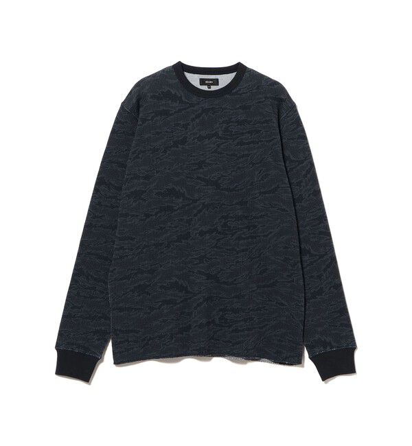 BEAMS「カモフラージュ サーマル」|Tシャツ・カットソー|NAVY
