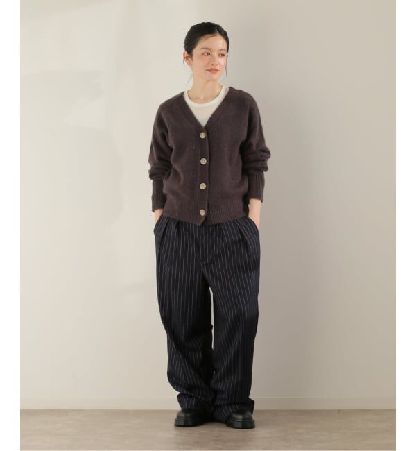 JOINT WORKS「ワイドタック ストライプ トラウザーズ / Wide Tuck Stripe Trousers」|スラックス|
