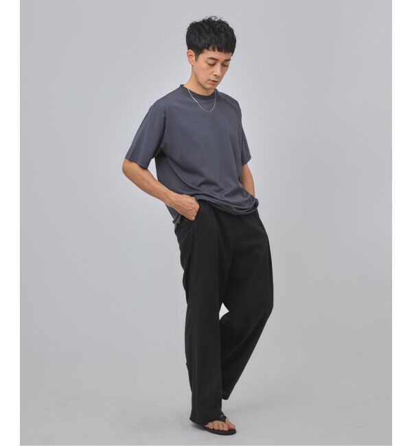 EDIFICE「E. SILK MIX JQ NECK Tシャツ」|Tシャツ・カットソー|