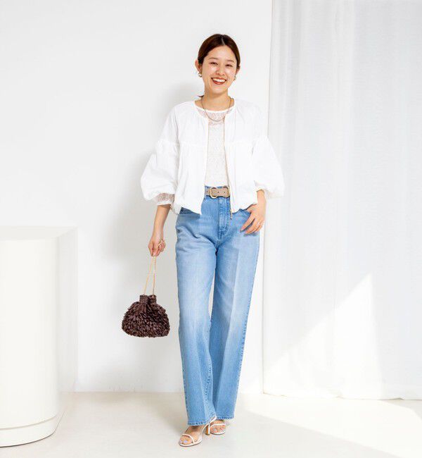 Rie Miller「【追加】《5サイズ展開》【RM denim】センタープレスデニム」|デニム|