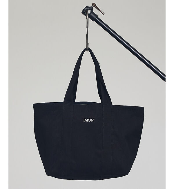 Rouge vif「【TAION /タイオン】TOTE BAG-M/トートバッグM/バッグ/リバーシ」|トートバッグ|ブラック