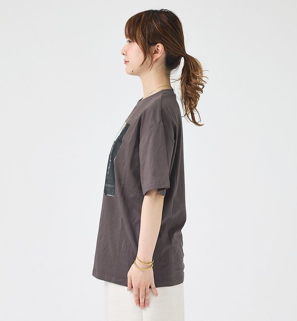 Rouge vif「コットンフォト&ロゴTシャツ/半袖【予約】」|Tシャツ・カットソー|