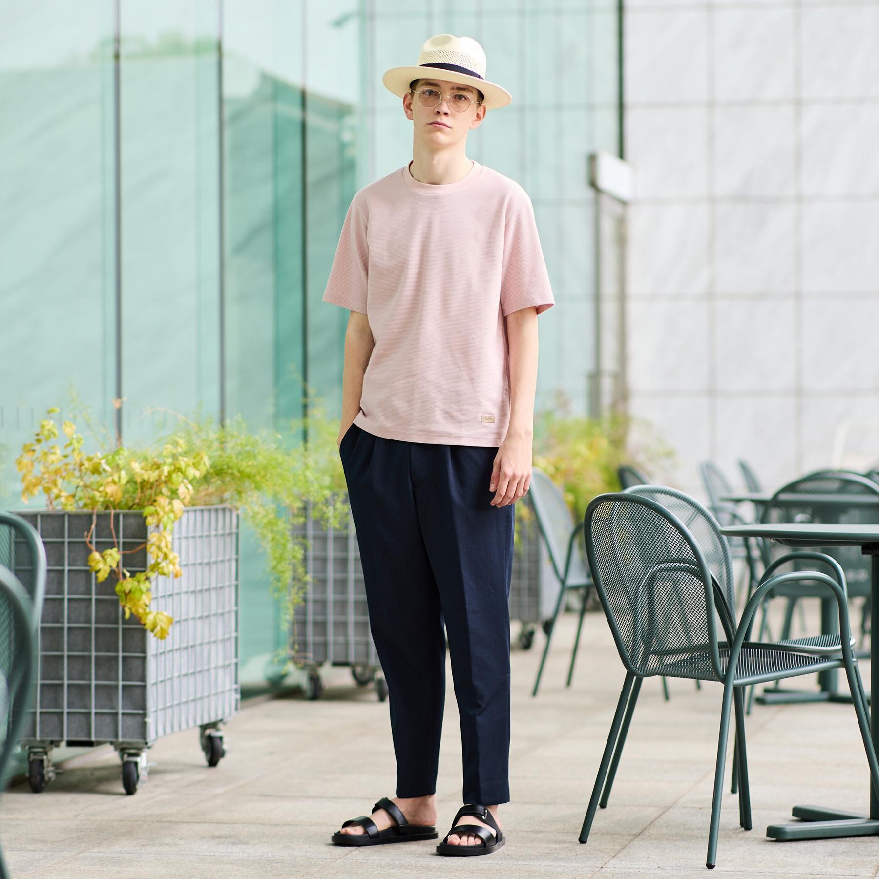 TAKEO KIKUCHI「【抗菌防臭】メランジ クルーネック プルオーバー」|Tシャツ・カットソー|