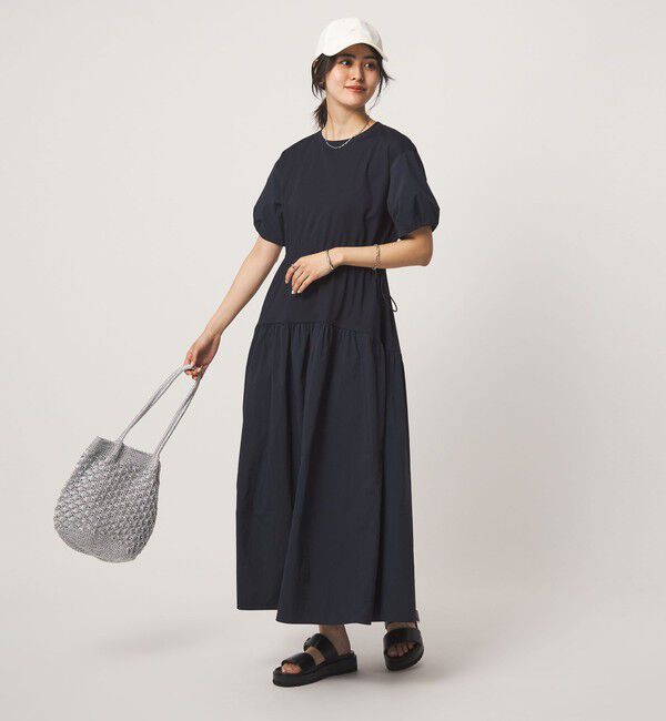 UNITED ARROWS green label relaxing「タフタ ドッキング ワンピース」|ワンピース|