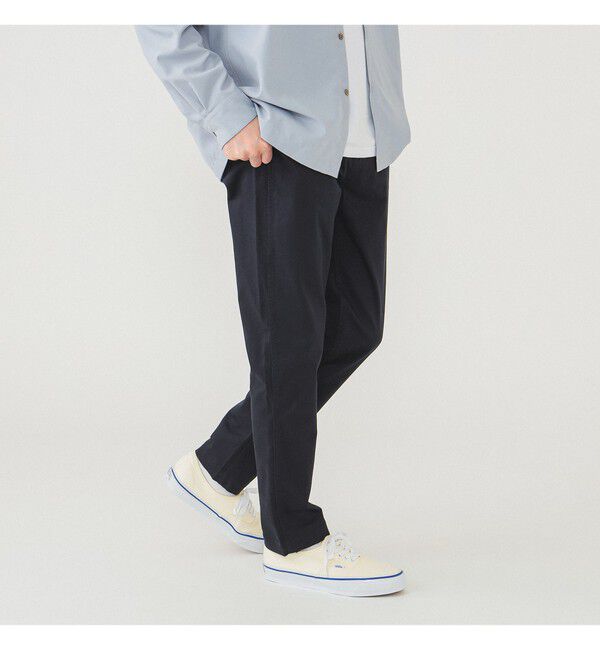 BEAMS「BEAMS｜ストレッチテーパードチノ｜チノパン｜スリムフィット｜ロングセラー 定番｜ビジカジ 休日スタイル」|チノ|