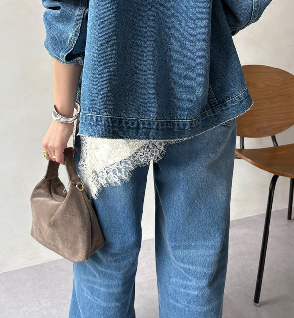  「ショート丈アシメレースキャミ」|シャツ・ブラウス|