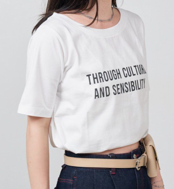  「B メッセージゴシックロゴTEE」|その他|