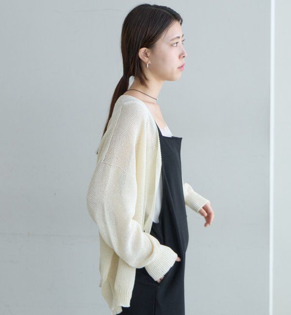  「【新色登場】ペーパーヤーンカーディガン」|カーディガン|