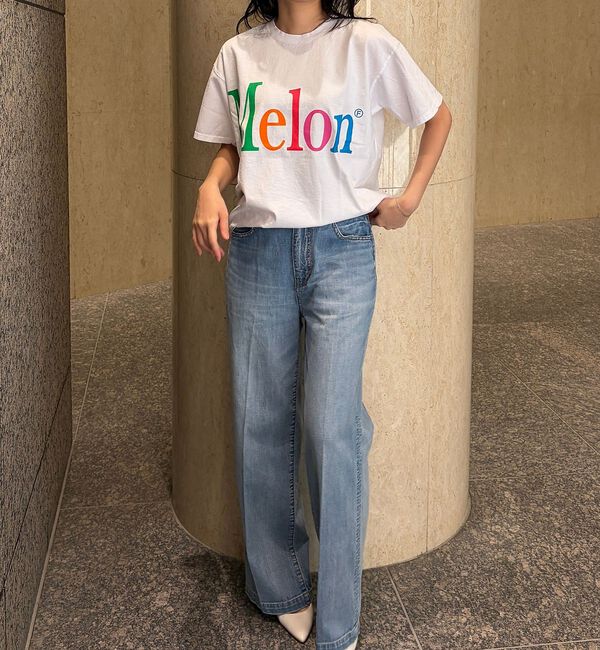 Rouge vif「【byeA./バイエー】Melon TEE/ロゴTシャツ」|Tシャツ・カットソー|