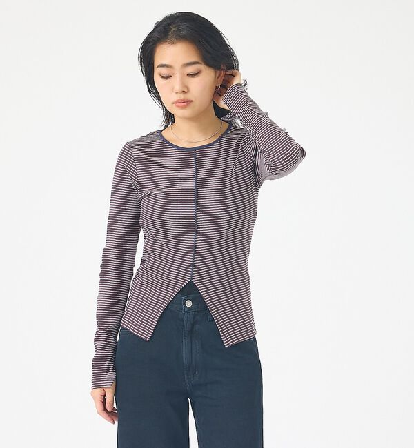 Rouge vif「【Robert P.Miller / ロバートピーミラー】Prib Slit P」|Tシャツ・カットソー|