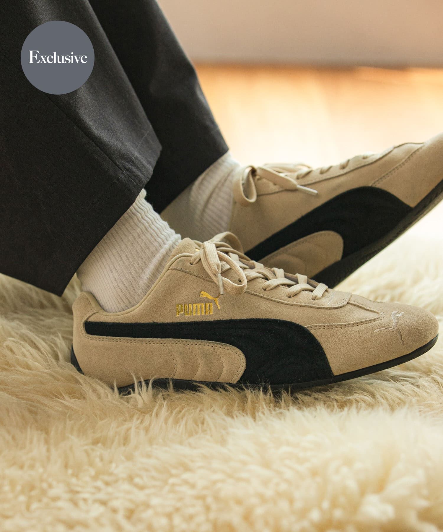 URBAN RESEARCH「『別注』PUMA&times;URBAN RESEARCH　SPEEDCAT」|スニーカー|ベージュ