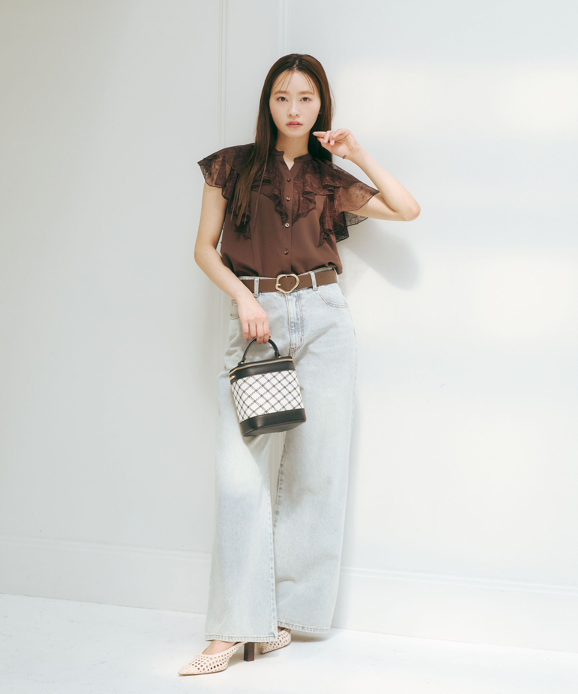 PROPORTION BODY DRESSING「ワイドデニムパンツ」|その他|