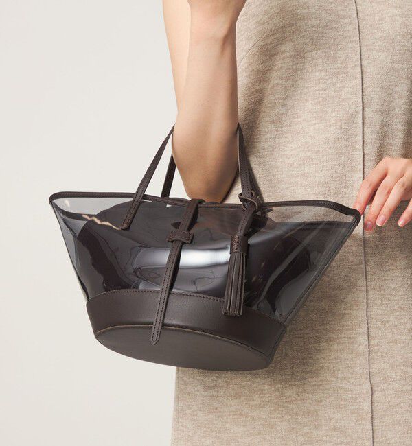 ODETTE E ODILE「【別注】＜THE BAGMATI＞ Clear BRN」|ハンドバッグ|DK.BROWN