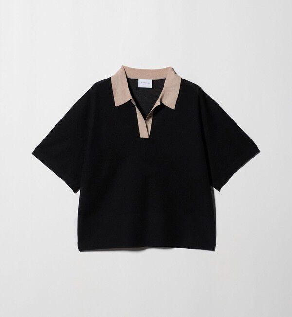 UNITED ARROWS「スキッパー ドルマンスリーブ ニット ‐ウォッシャブル‐」|ニット・セーター|BLACK