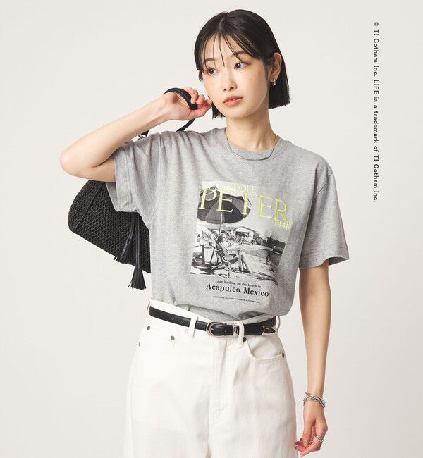UNITED ARROWS green label relaxing「【別注】＜GOOD ROCK SPEED＞LIFE ショート スリーブ Tシャツ」|Tシャツ・カットソー|MD.GRAY