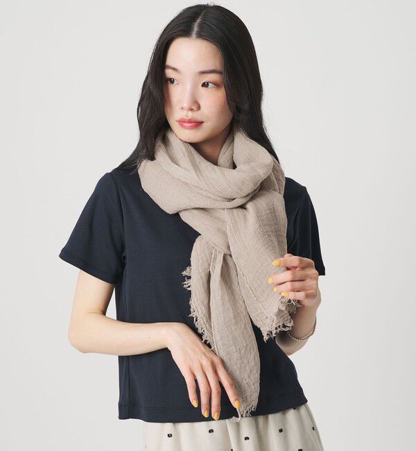 BEAUTY&YOUTH UNITED ARROWS「＜Chloris＞リネン ストール」|ストール|MOCA