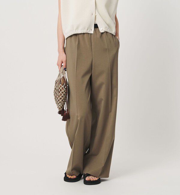 BEAUTY&YOUTH UNITED ARROWS「ゴムギャザー ワイドパンツ ウォッシャブル 防シワ」|その他|MOCA