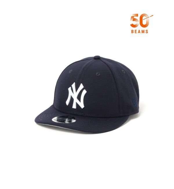BEAMS「BEAMS｜【別注】NEW ERA / 50th LP 9FIFTY MLB Cap｜50周年記念 スペシャルデザイン｜9Fifty型 MLBロゴ 」|キャップ・キャスケット|YANKEES