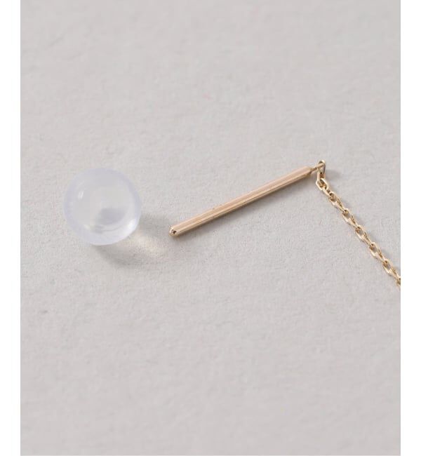 Lilas by Spick&Span「スラストスモーキーアメリカンピアス K10（片耳）」|ピアス|