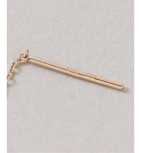 Lilas by Spick&Span「スラストスモーキーアメリカンピアス K10（片耳）」|ピアス|