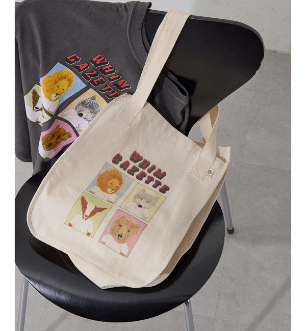  「【UNFORTUNATE PORTRAIT】別注WHIM TOTE BAG」|トートバッグ|アイボリー