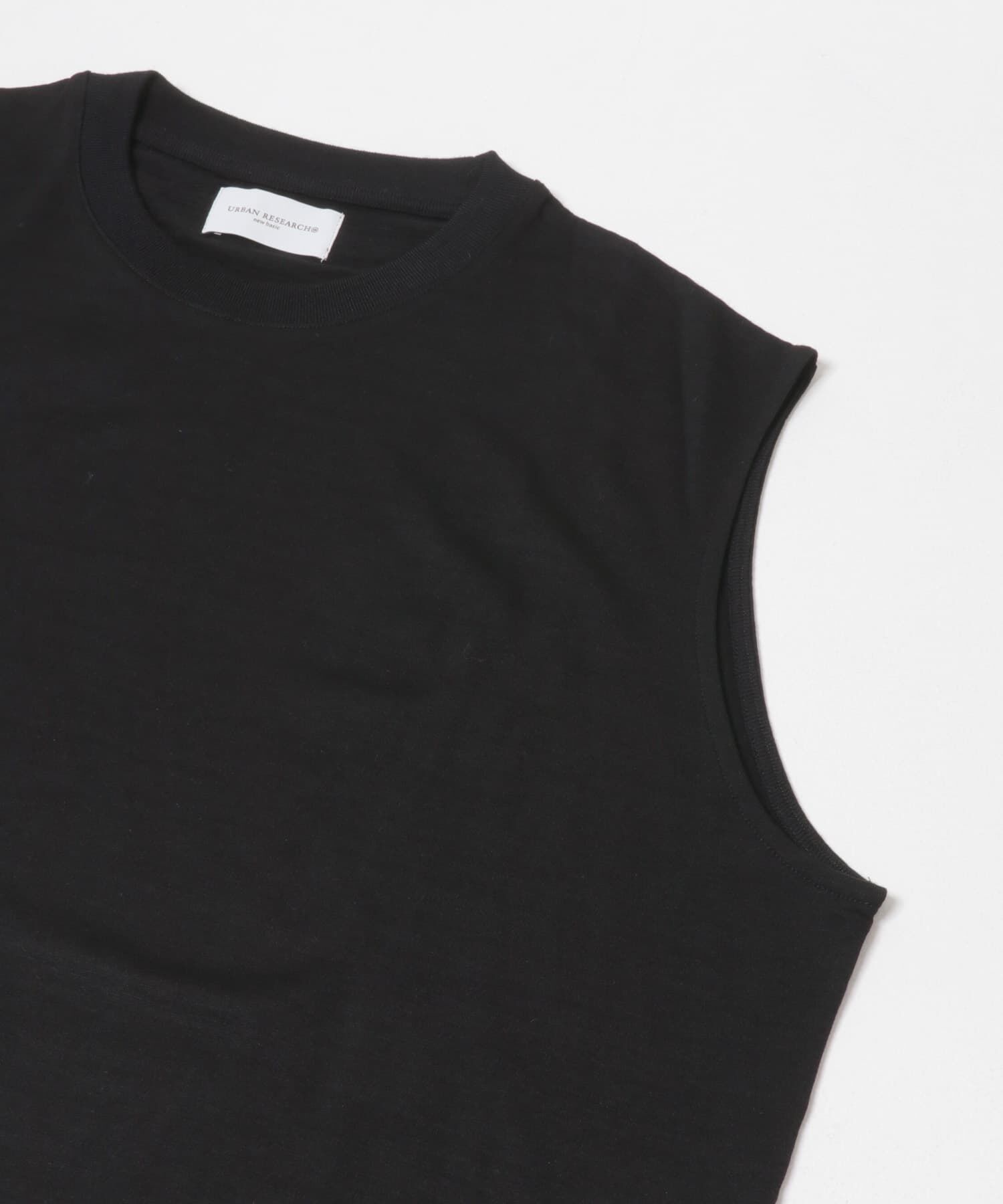 URBAN RESEARCH「new basic　WASHABLE MERINO WOOL NO-SLEEVE」|Tシャツ・カットソー|