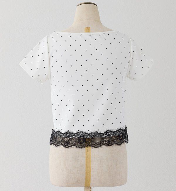  「【Lace Collection】裾レースリボンTee」|プルオーバー|