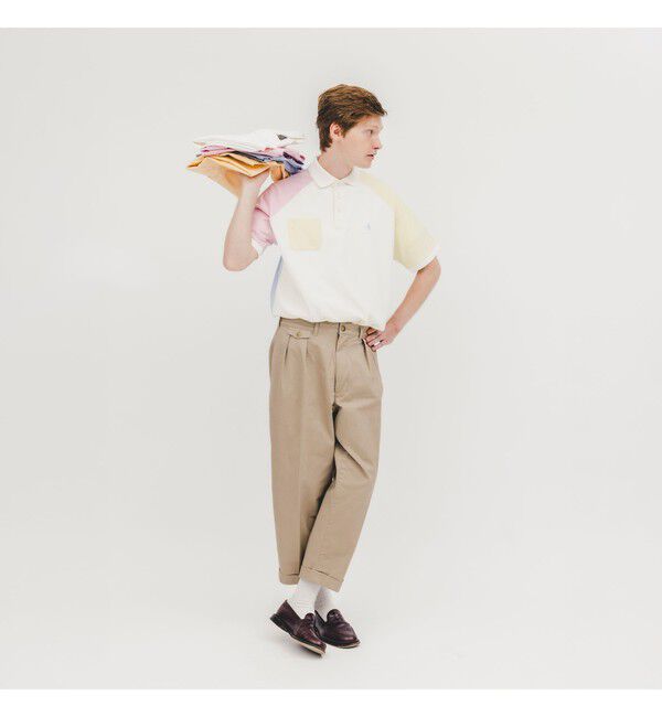 BEAMS PLUS「【別注】Munsingwear / Golf Polo Shirt PANEL」|ポロシャツ|Panel①