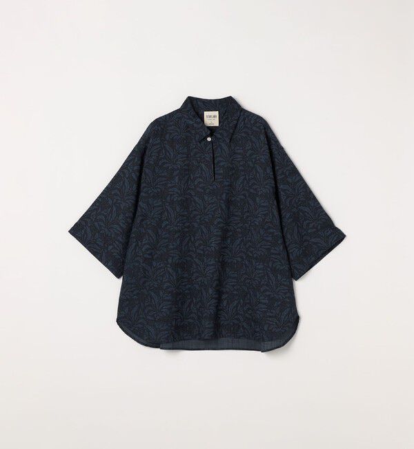 SHIPS any「SHIPS any:〈UVカット〉FUTURE LINEN CANVAS リネンライク スキッパー プルオーバーシャツ◆」|シャツ・ブラウス|