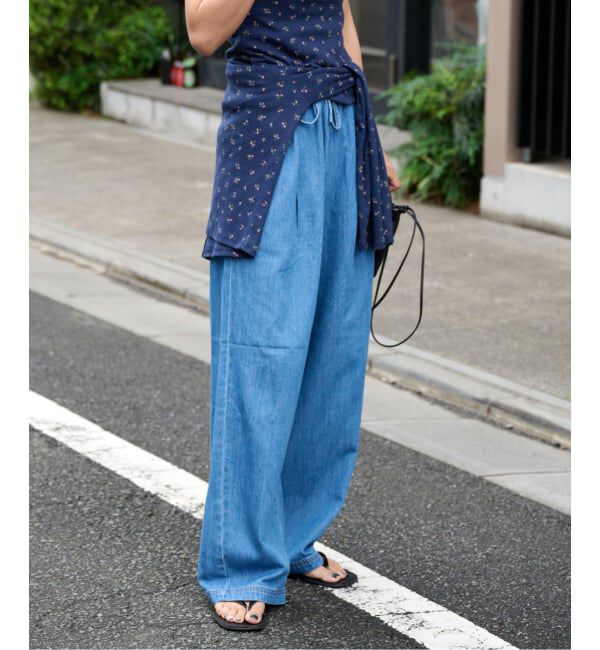 OUTDOOR PRODUCTS Usual Things「≪予約 追加≫ULTデニムイージースラックス」|デニム|