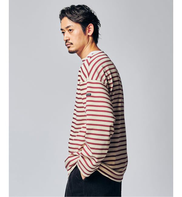 EDIFICE「SAINT JAMES (セントジェームス) 別注 ウエッソン ルーズ ボーダー」|Tシャツ・カットソー|
