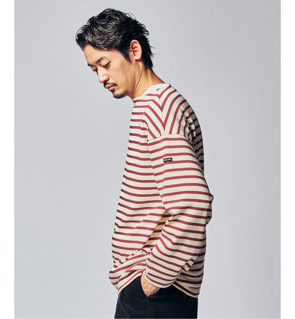EDIFICE「SAINT JAMES (セントジェームス) 別注 ウエッソン ルーズ ボーダー」|Tシャツ・カットソー|