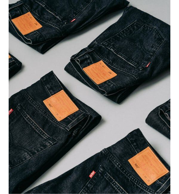 EDIFICE「LEVI&rsquo;S(R)/リーバイス(R) 別注 BIG E 501(R) BLACK L28」|デニム|