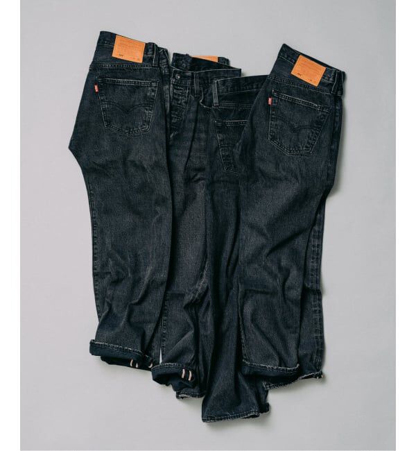 EDIFICE「LEVI&rsquo;S(R)/リーバイス(R) 別注 BIG E 501(R) BLACK L28」|デニム|