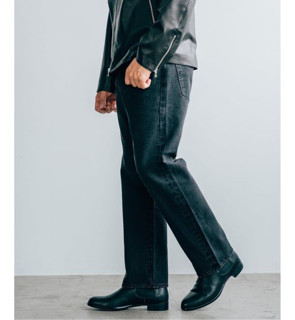 EDIFICE「LEVI&rsquo;S(R)/リーバイス(R) 別注 BIG E 501(R) BLACK L28」|デニム|