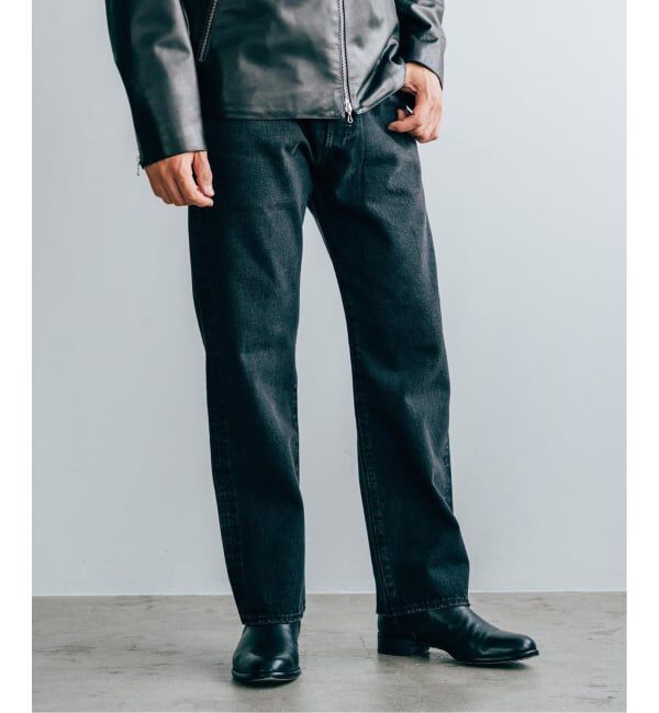 EDIFICE「LEVI&rsquo;S(R)/リーバイス(R) 別注 BIG E 501(R) BLACK L28」|デニム|