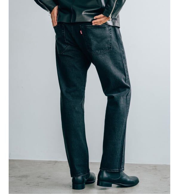 EDIFICE「LEVI&rsquo;S(R)/リーバイス(R) 別注 BIG E 501(R) BLACK L28」|デニム|