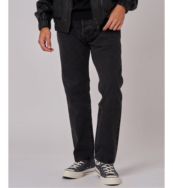 EDIFICE「LEVI&rsquo;S(R)/リーバイス(R) 別注 BIG E 501(R) BLACK L28」|デニム|