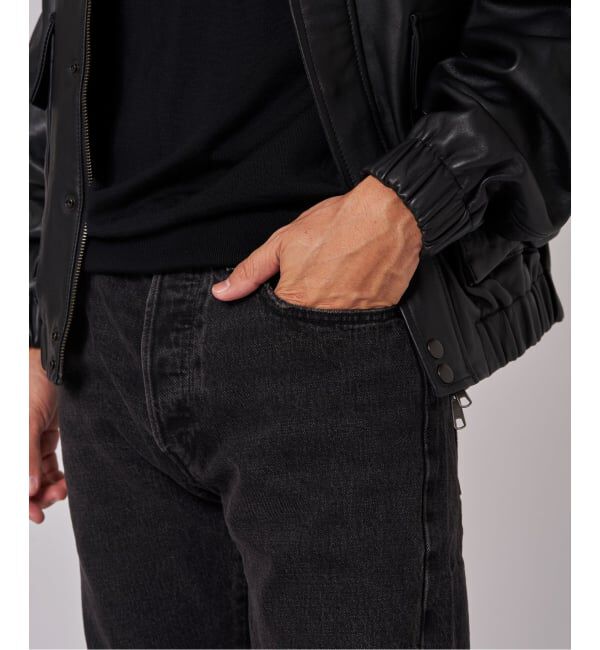 EDIFICE「LEVI&rsquo;S(R)/リーバイス(R) 別注 BIG E 501(R) BLACK L28」|デニム|