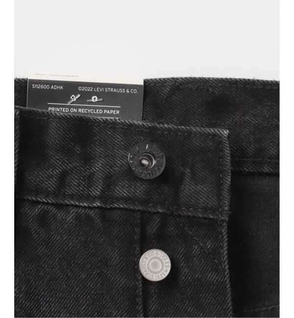 EDIFICE「LEVI&rsquo;S(R)/リーバイス(R) 別注 BIG E 501(R) BLACK L28」|デニム|