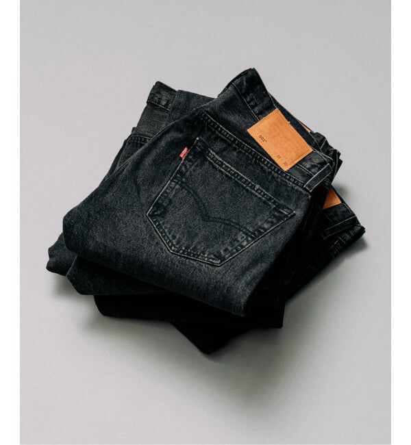 EDIFICE「LEVI&rsquo;S(R)/リーバイス(R) 別注 BIG E 501(R) BLACK L28」|デニム|