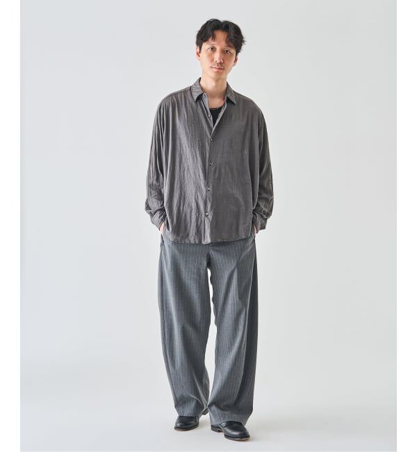EDIFICE「Kanemasa Phil. (カネマサ フィル) 別注 28ゲージ Atmosphere Ramie シャツ」|シャツ・ブラウス|