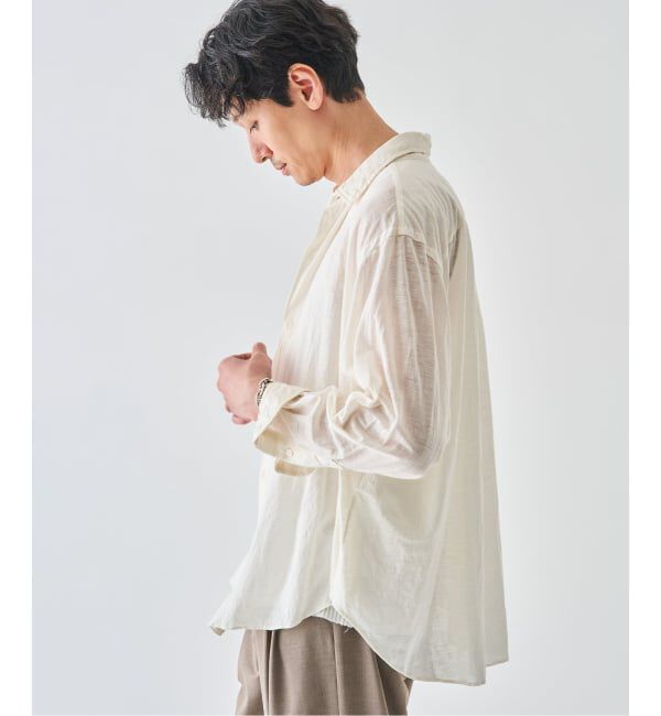 EDIFICE「Kanemasa Phil. (カネマサ フィル) 別注 28ゲージ Atmosphere Ramie シャツ」|シャツ・ブラウス|