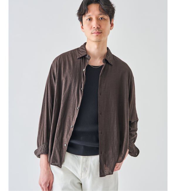 EDIFICE「Kanemasa Phil. (カネマサ フィル) 別注 28ゲージ Atmosphere Ramie シャツ」|シャツ・ブラウス|