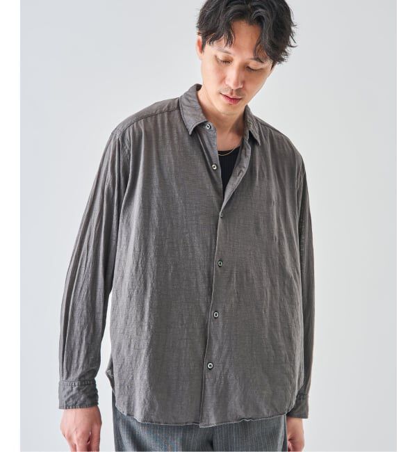 EDIFICE「Kanemasa Phil. (カネマサ フィル) 別注 28ゲージ Atmosphere Ramie シャツ」|シャツ・ブラウス|