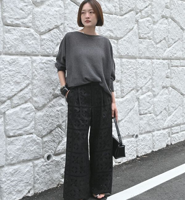 qualite「【夏まで快適に着られる】camifine ニットプルオーバー」|Tシャツ・カットソー|