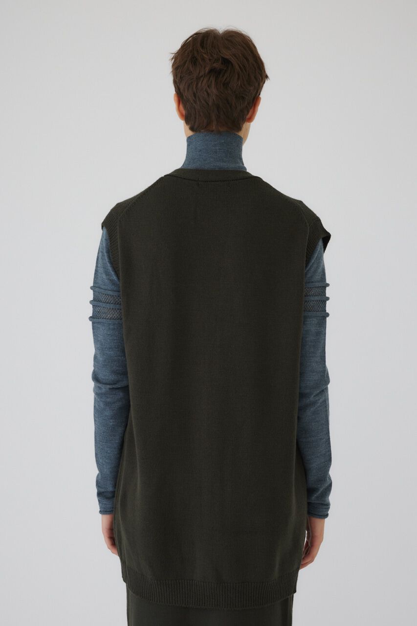 RIM.ARK 「4type long knit vest」|ダウンベスト・ベスト|